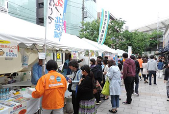 茨城物産展の様子