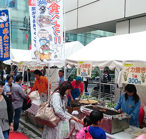 茨城物産展の様子