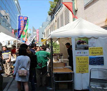 茨城物産展の様子