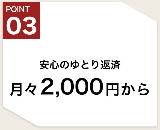 安心のゆとり返済