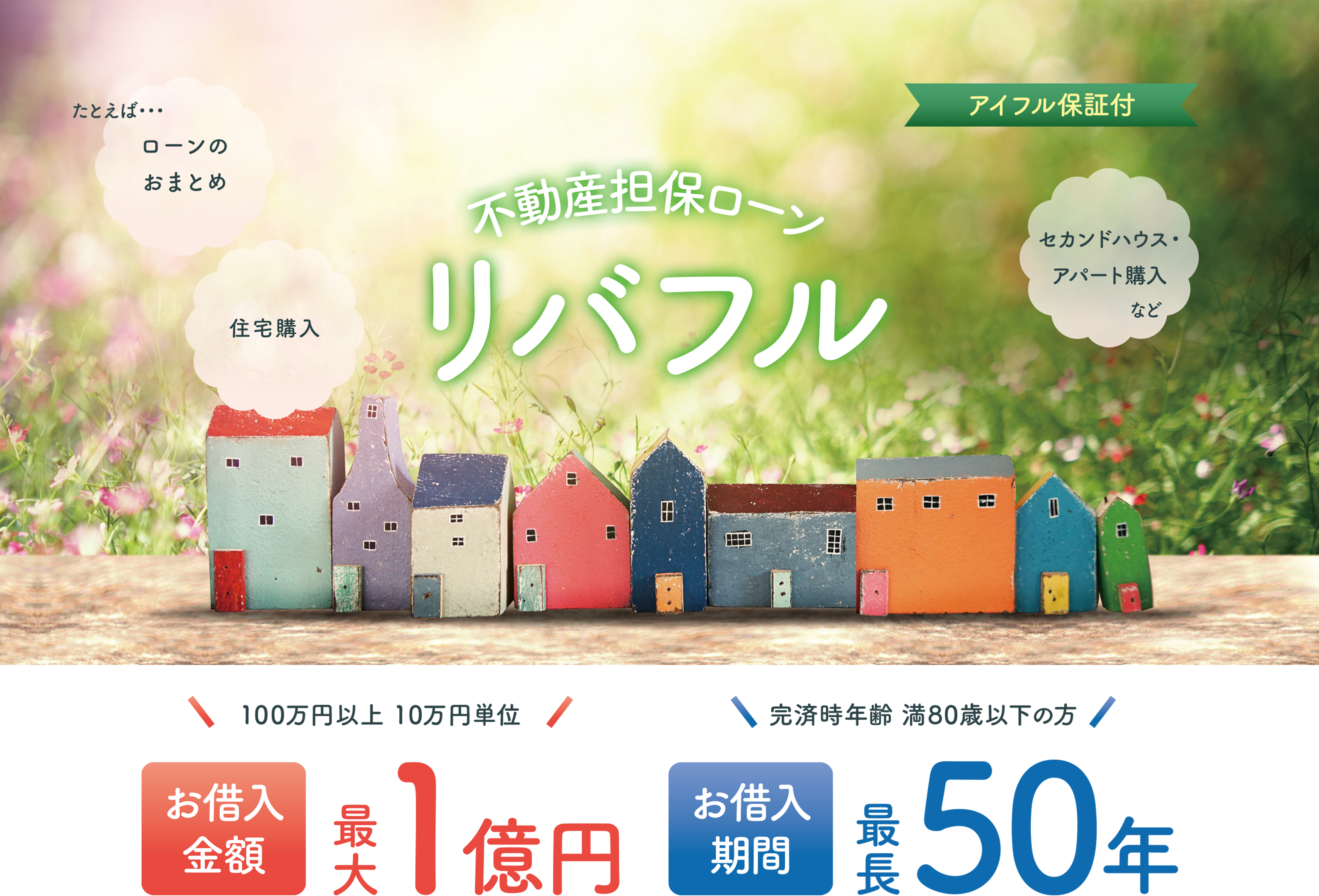 不動産担保ローン　リバフル