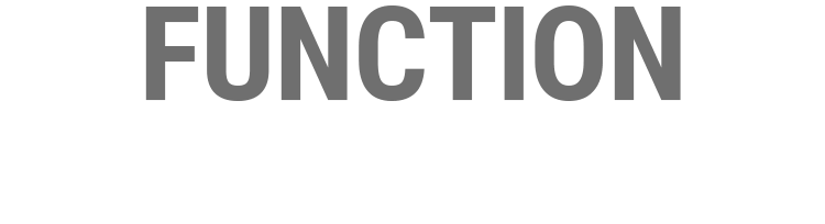 FUNCTION主な機能